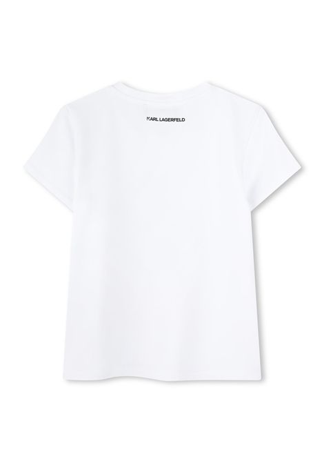 T-shirt con stampa KARL LAGERFELD KIDS | Z3048910P